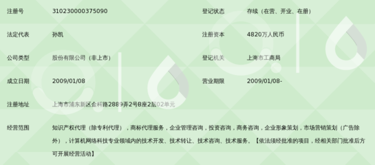 上海新诤信知识产权服务股份